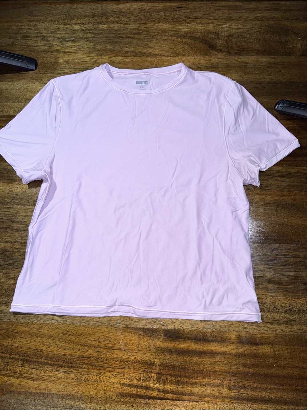 aerie smoothez Crewneck T-Shirt in Light Purple workout shirt